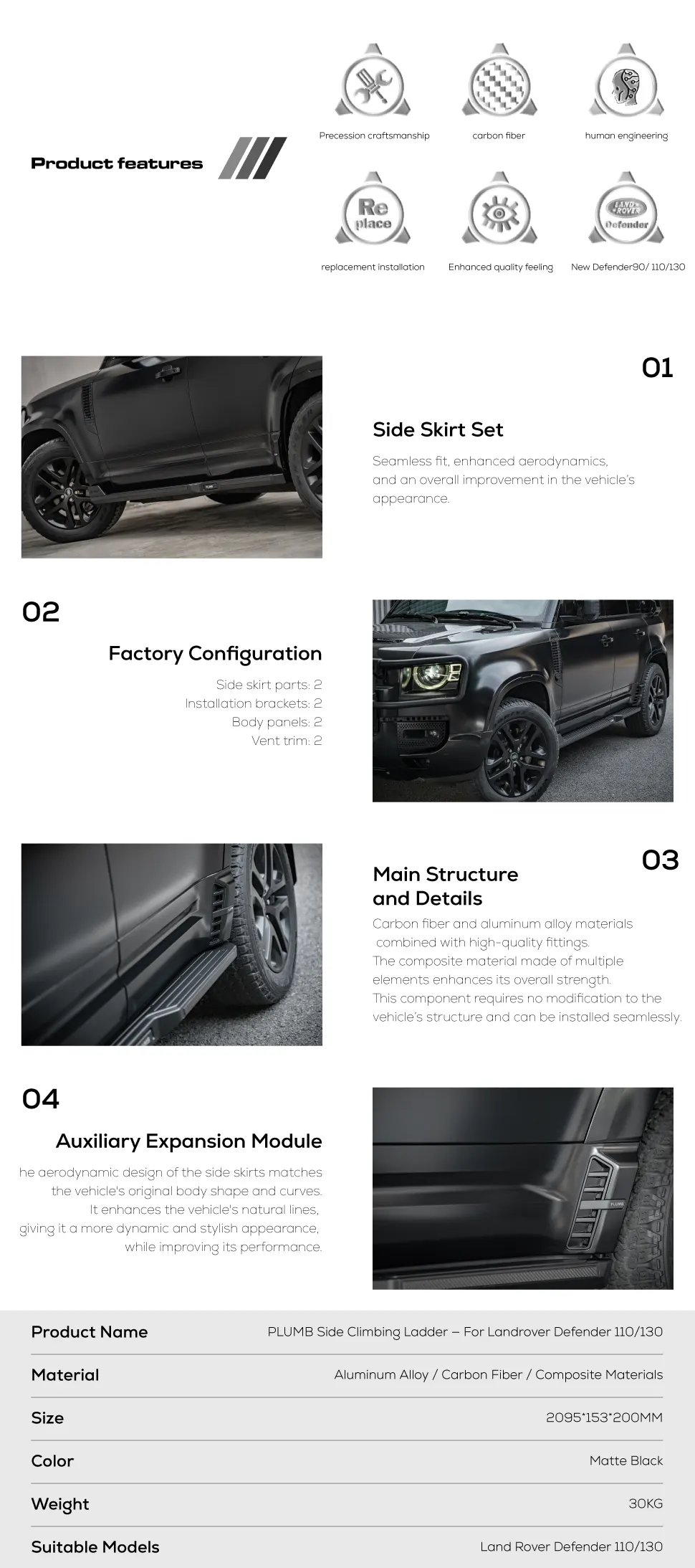 specs side bar